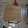 Hanah Home Mesa auxiliar Pure - Caucasian, Oak